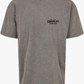 Difficult Oversized Tee | Grey washed-Black