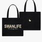Swanlife Tote Bag | Black