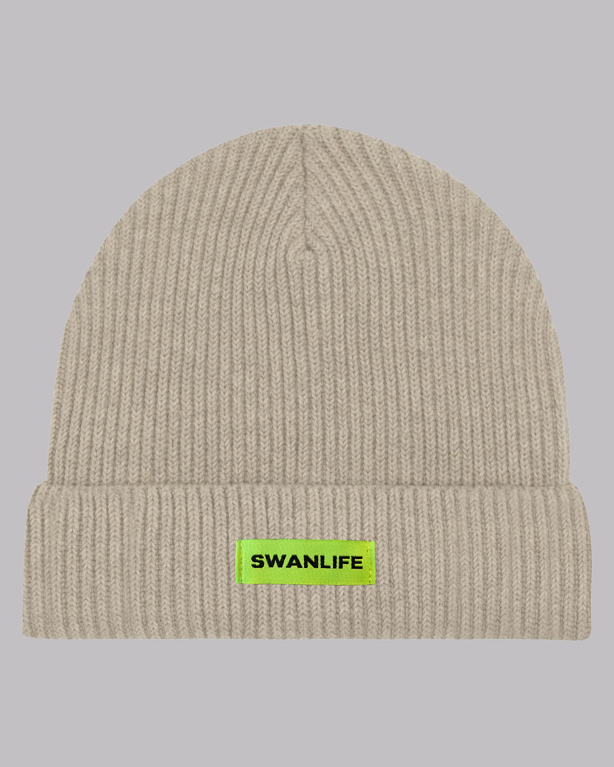 Swanlife Beanie - Sand - Swanlife Fashion