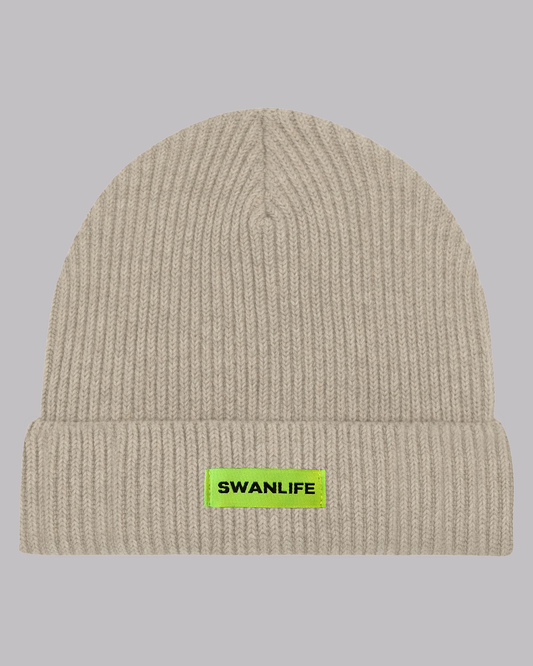 Swanlife Beanie - Sand - Swanlife Fashion